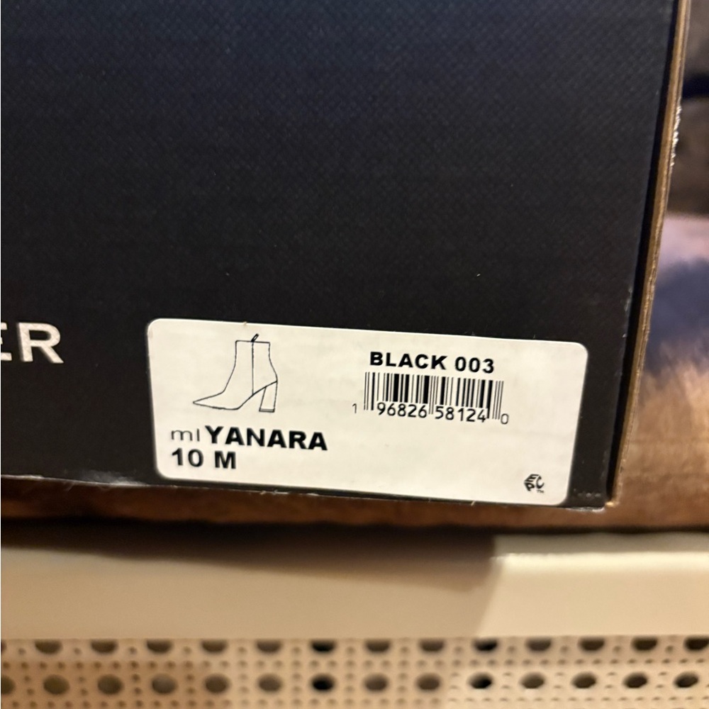 Marc Fisher Black Ankle Boots